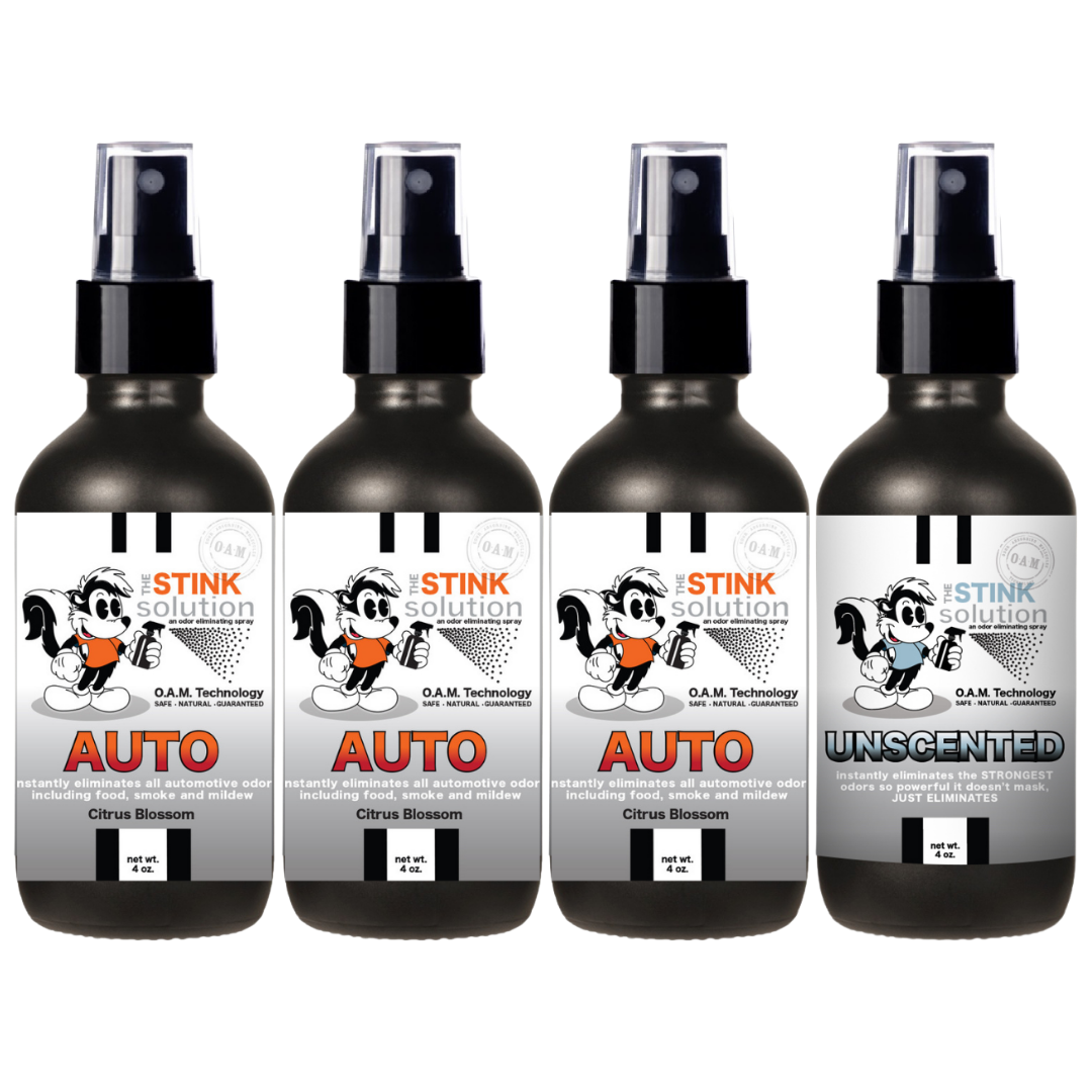 Buy 3 Get 1 FREE - Auto Sampler Set 4 oz Odor Eliminating Sprays