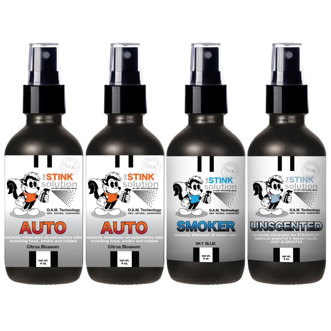 Buy 3 Get 1 FREE - Auto Sampler Set 4 oz Odor Eliminating Sprays
