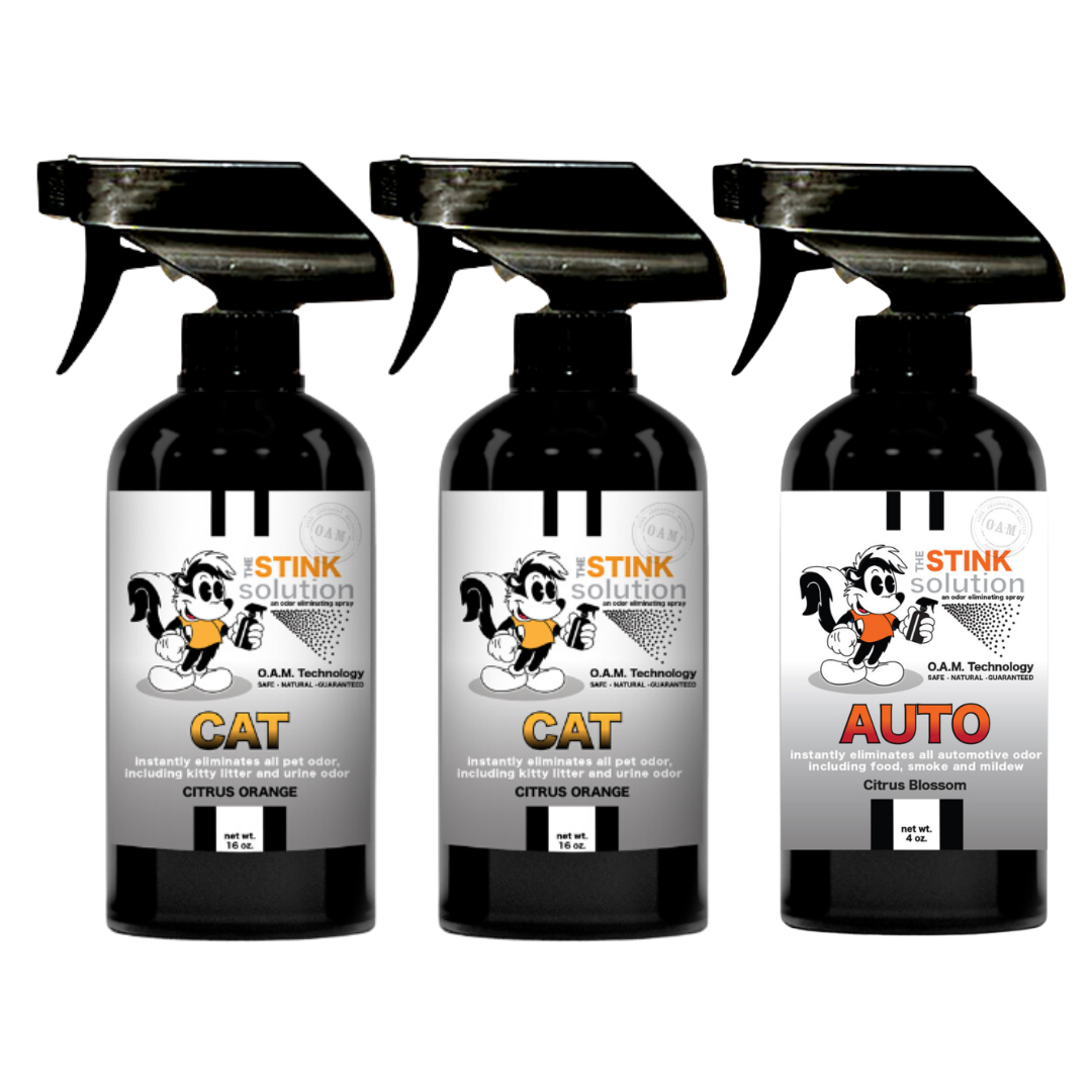 Natural, safe, non-toxic, enzyme-free odor eliminating spray. Multi-purpose use for any odor: smoke, urine, food, sweat, and more. Safe to spray anywhere: homes, cars, furniture, bathroom, carpet, and more.