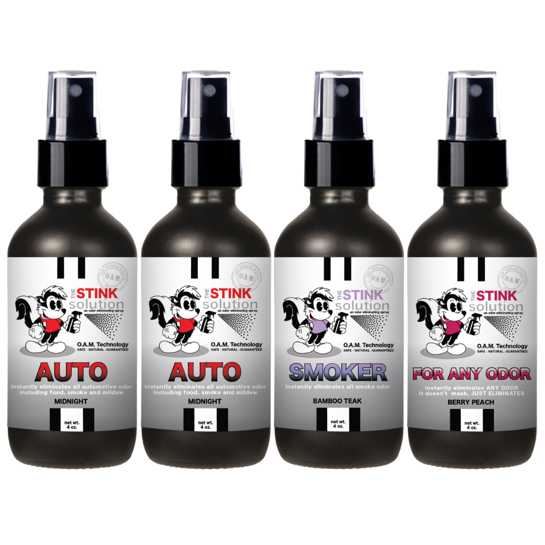 Buy 3 Get 1 FREE - Auto Sampler Set 4 oz Odor Eliminating Sprays