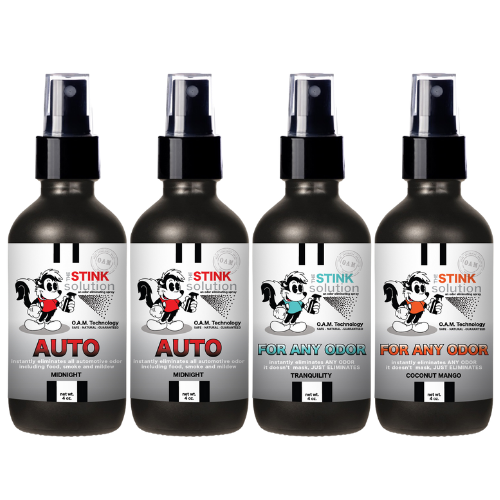 Natural, safe, non-toxic, enzyme-free odor eliminating spray. Multi-purpose use for any odor: smoke, urine, food, sweat, and more. Safe to spray anywhere: homes, cars, furniture, bathroom, carpet, and more.