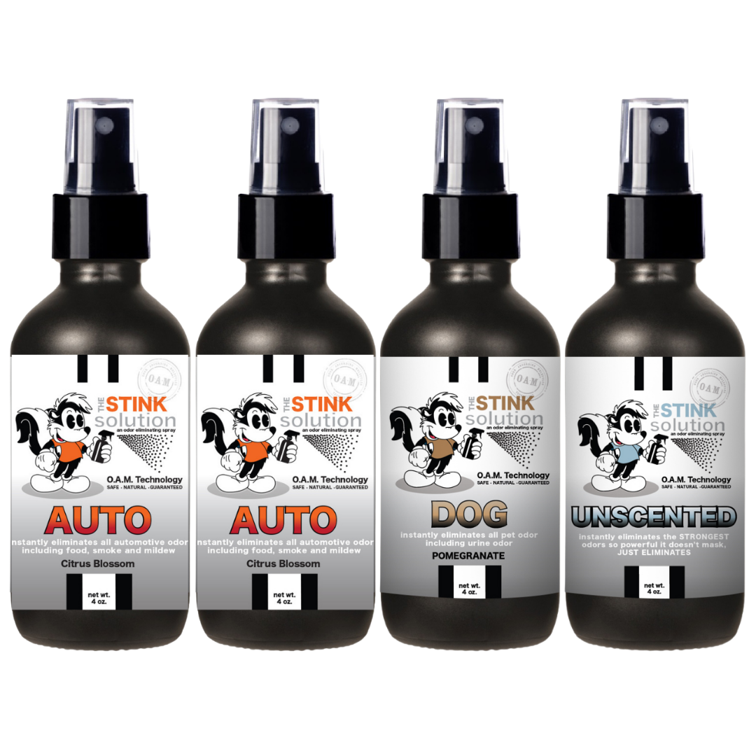 Buy 3 Get 1 FREE - Auto Sampler Set 4 oz Odor Eliminating Sprays