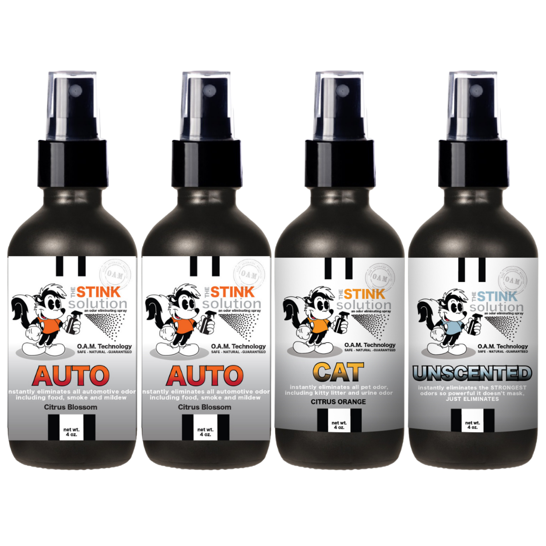Buy 3 Get 1 FREE - Auto Sampler Set 4 oz Odor Eliminating Sprays