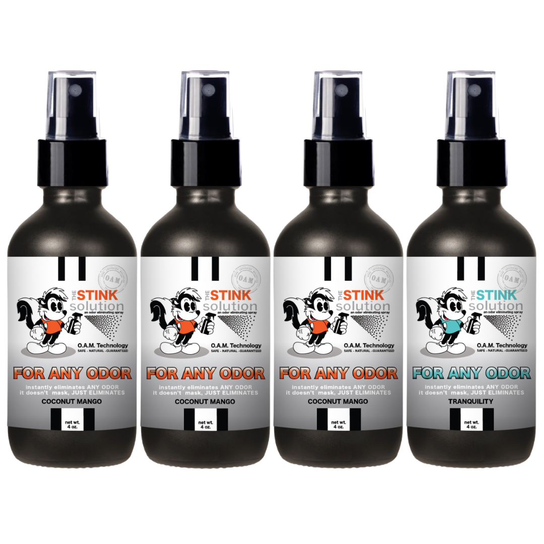 Buy 3 Get 1 FREE - Sampler Set 4 oz For Any Odor Eliminating Sprays
