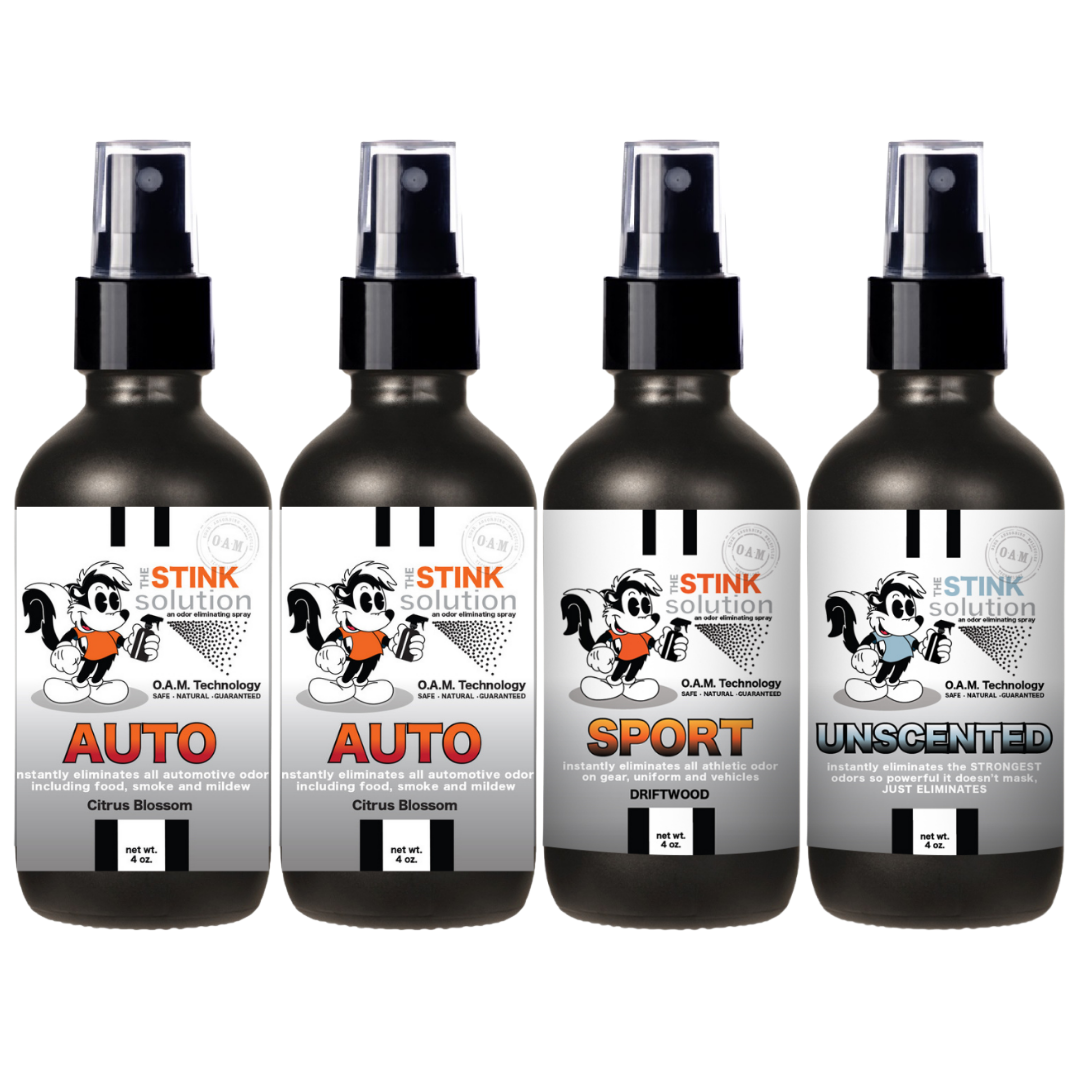 Buy 3 Get 1 FREE - Auto Sampler Set 4 oz Odor Eliminating Sprays