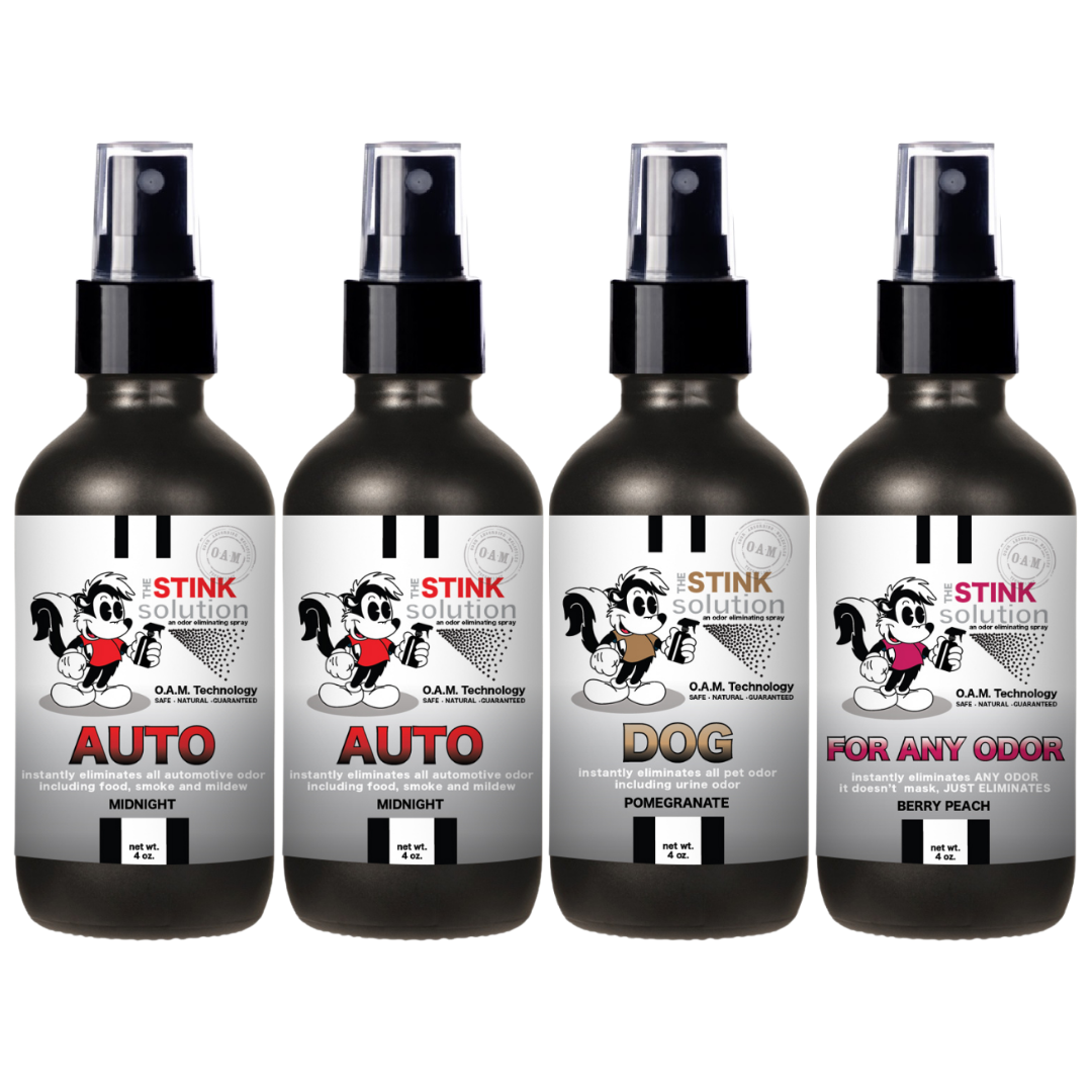 Buy 3 Get 1 FREE - Auto Sampler Set 4 oz Odor Eliminating Sprays