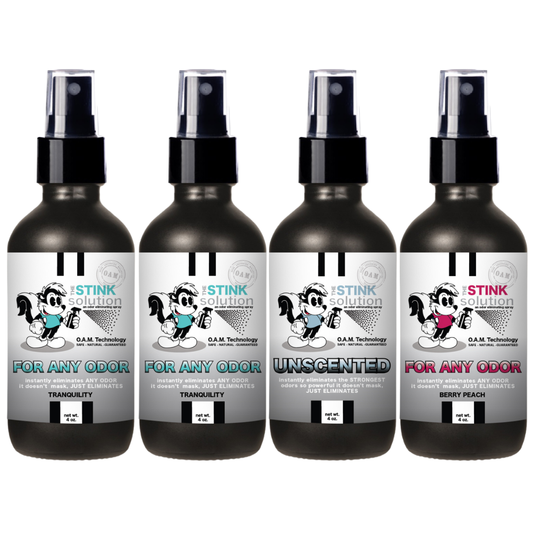 Buy 3 Get 1 FREE - Sampler Set 4 oz For Any Odor Eliminating Sprays