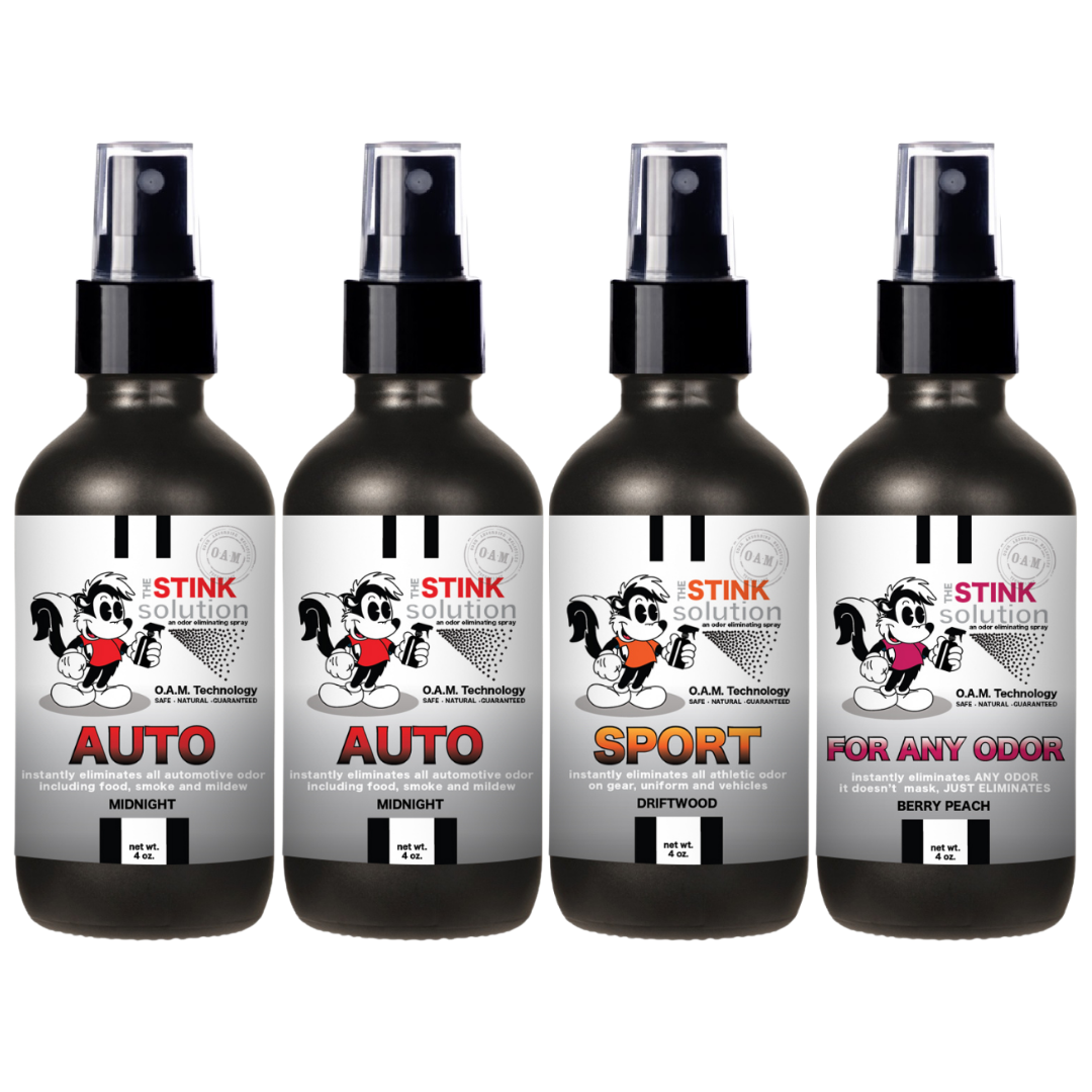 Buy 3 Get 1 FREE - Auto Sampler Set 4 oz Odor Eliminating Sprays