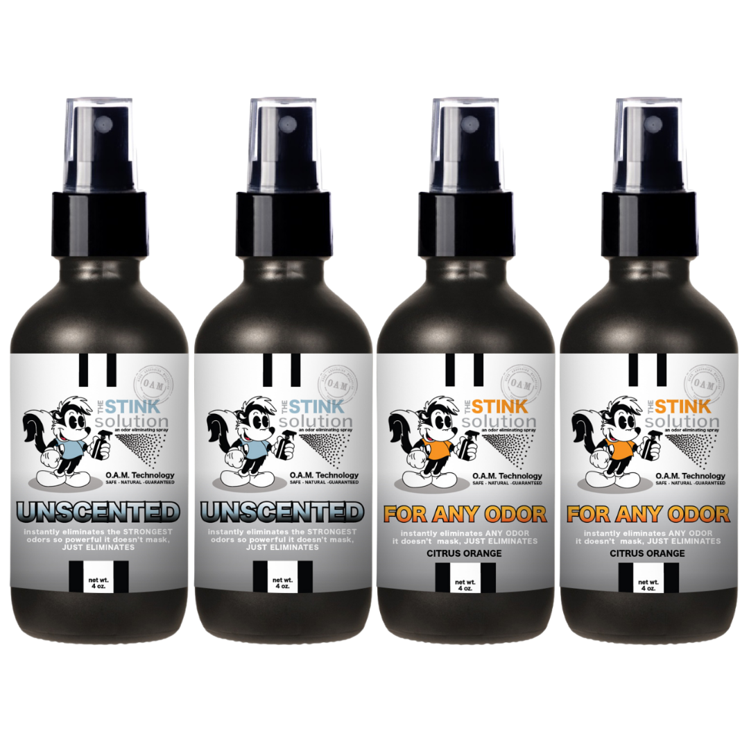 Buy 3 Get 1 FREE - Sampler Set 4 oz For Any Odor Eliminating Sprays