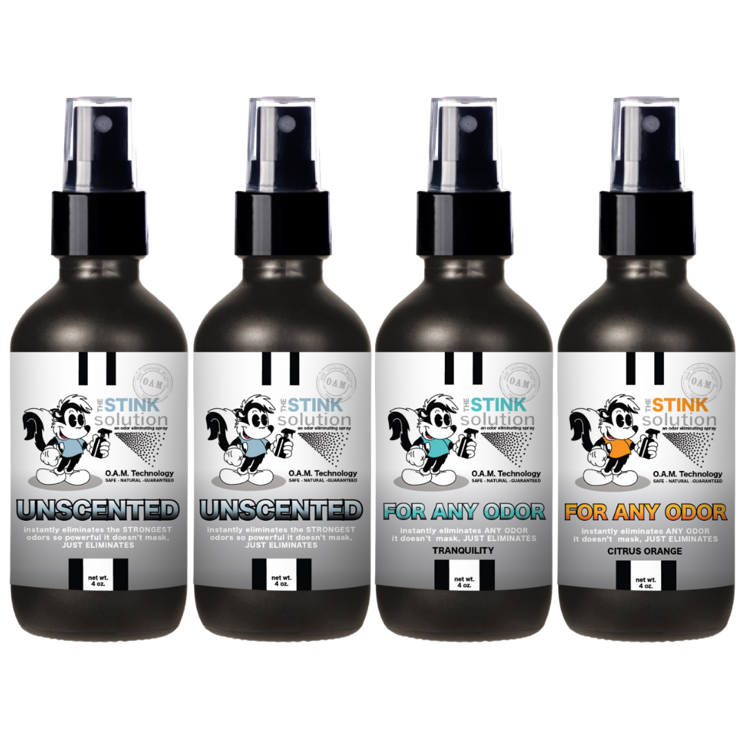 Buy 3 Get 1 FREE - Sampler Set 4 oz For Any Odor Eliminating Sprays