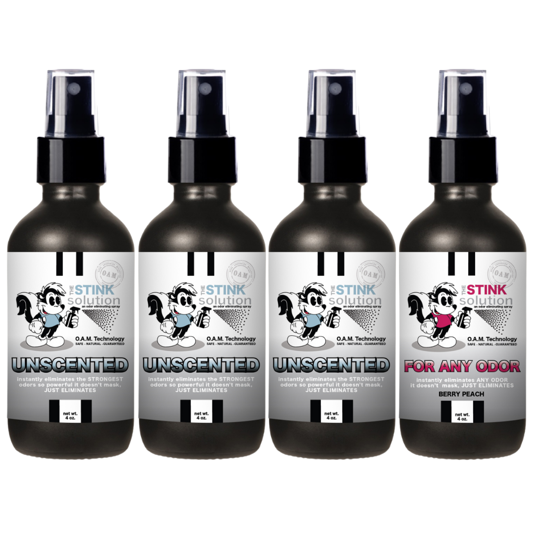 Buy 3 Get 1 FREE - Sampler Set 4 oz For Any Odor Eliminating Sprays