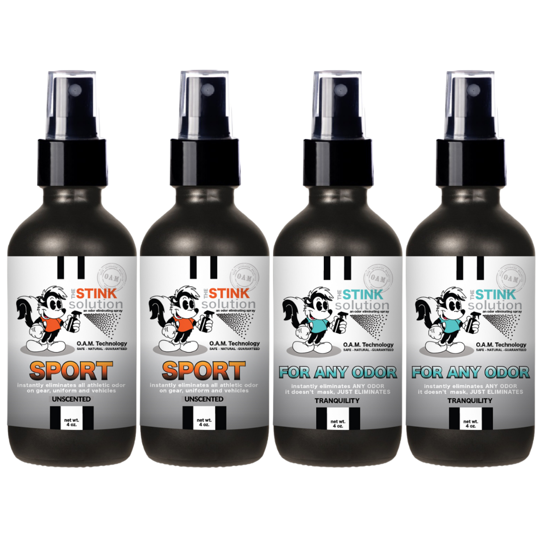 Buy 3 Get 1 FREE - Sport Sampler Set 4 oz Odor Eliminating Sprays