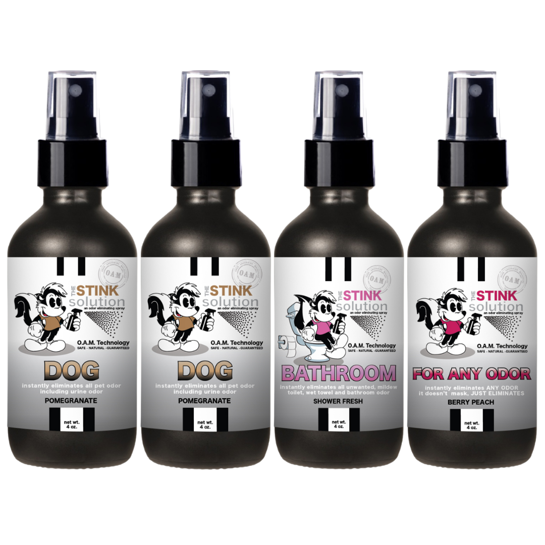 Buy 3 Get 1 FREE - Pet Sampler Set 4 oz Odor Eliminating Sprays