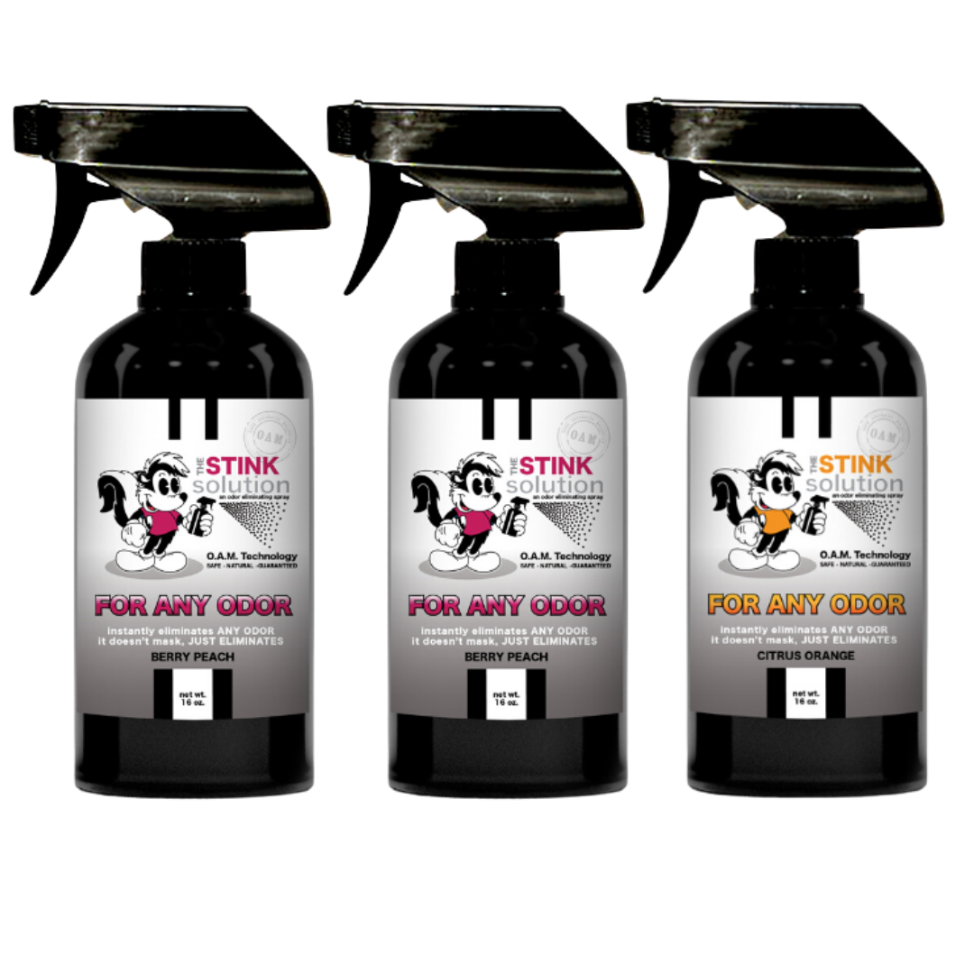 Three Pack - Three For Any Odor Eliminating Sprays of Choice 16 oz