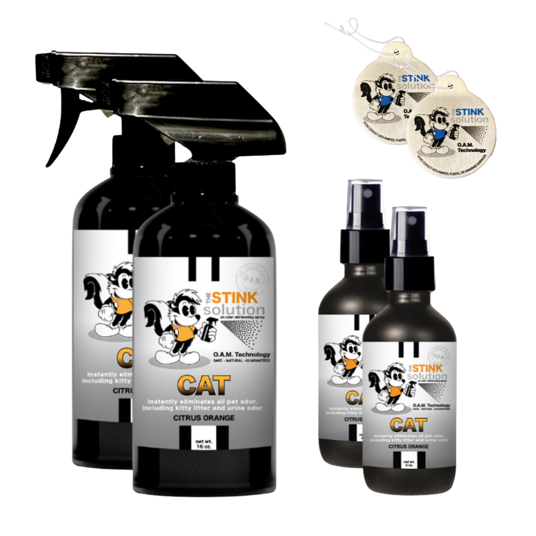 Buy 2 Get 4 FREE | Two 16 oz Sprays, Two 4 oz Sprays, + 2 Bamboo Teak Car Air Fresheners