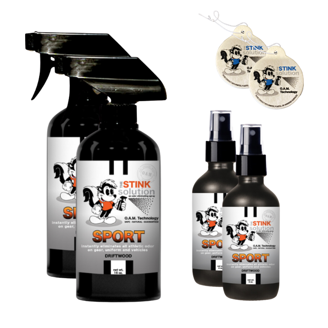 Buy 2 Get 4 FREE | Two 16 oz Sprays, Two 4 oz Sprays, + 2 Bamboo Teak Car Air Fresheners