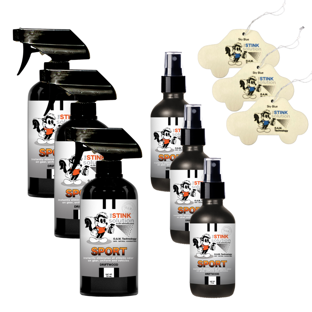 Buy 3 Get 6 FREE - (3) 16 oz. (3) 4 oz Sports Bundle + 3 Car Air Fresheners