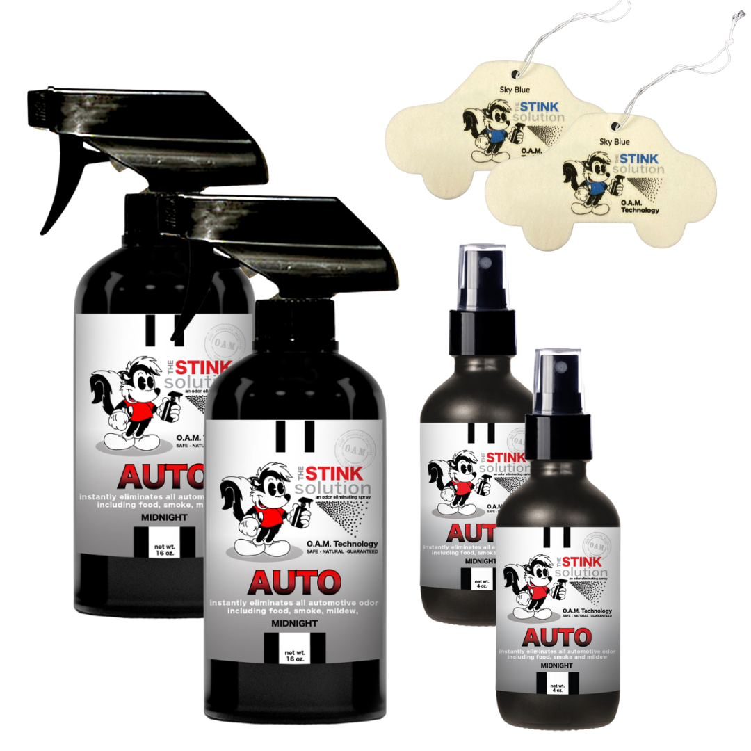 Natural, safe, non-toxic, enzyme-free odor eliminating spray. Multi-purpose use for any odor: smoke, urine, food, sweat, and more. Safe to spray anywhere: homes, cars, furniture, bathroom, carpet, and more.