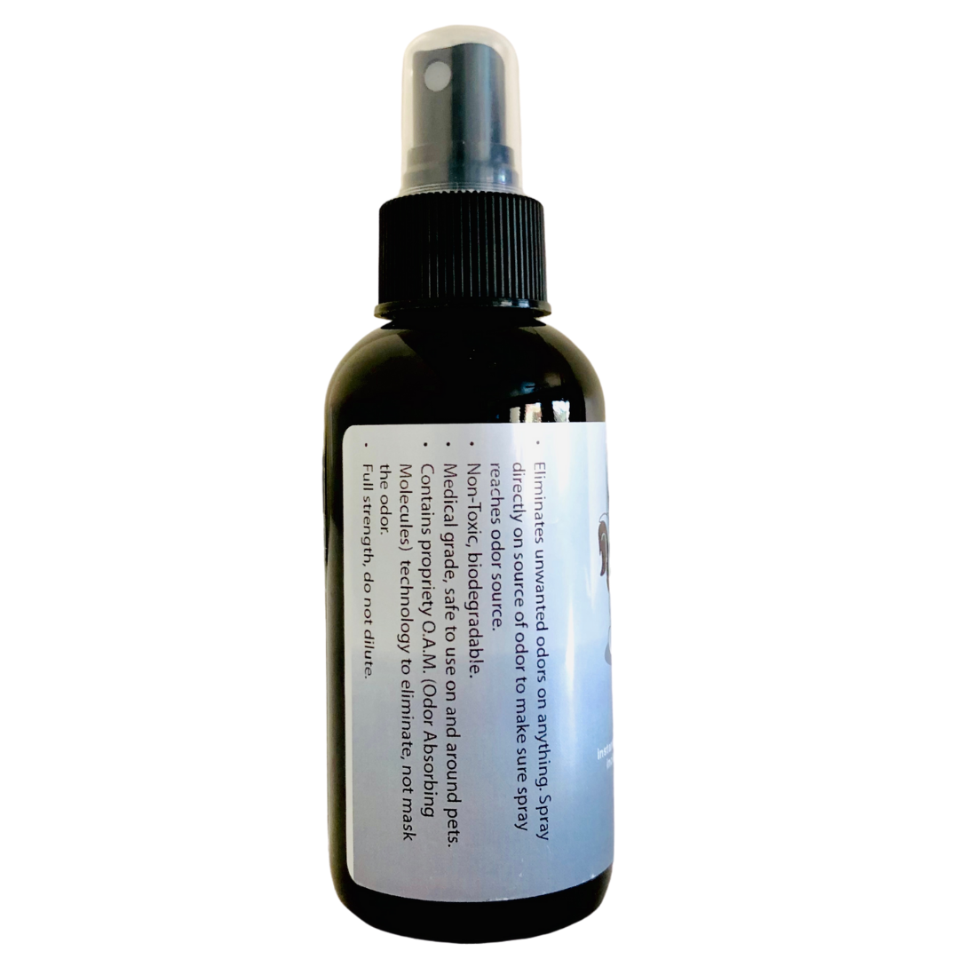 Buy 3 Get Sample Bundle FREE - 1 Berry Peach (16 oz), 1 Cat Odor Eliminator (16 oz), 1 Dog Odor Eliminator (16 oz), 1 Tranquility (4 oz), + 1 Unscented Mini Laundry Booster. Natural, safe, non-toxic, enzyme-free odor eliminating spray. Multi-purpose use for any odor: smoke, urine, food, sweat, and more. Safe to spray anywhere: homes, cars, furniture, bathroom, carpet, and more.