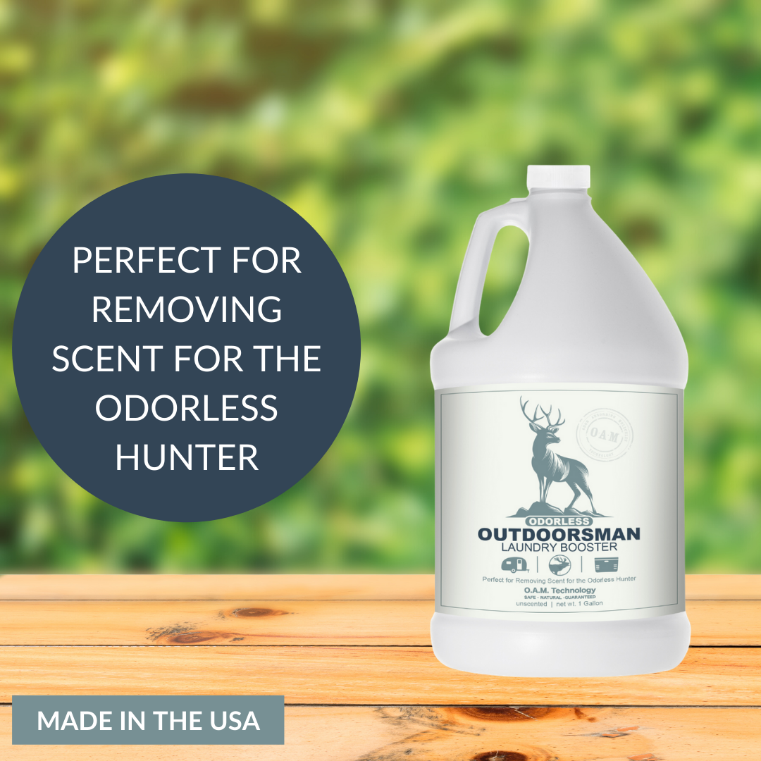 Odorless Outdoorsman Gallon Refill Bottle - Unscented Odor Eliminator