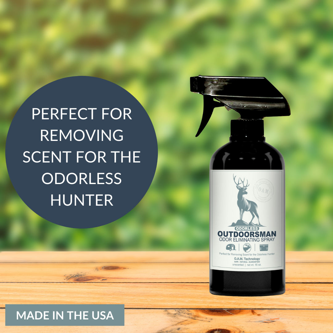 Twin Pack Odorless Outdoorsman Unscented 16 oz and 4 oz Bundle + 2 FREE Car Air Fresheners