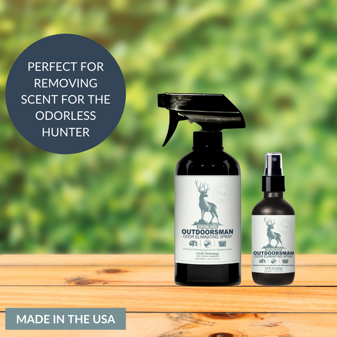 Odorless Outdoorsman 16 oz and 4 oz Bundle Unscented Odor Eliminator