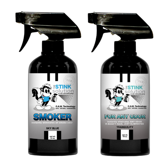 Natural, safe, non-toxic, enzyme-free odor eliminating spray. Multi-purpose use for any odor: smoke, urine, food, sweat, and more. Safe to spray anywhere: homes, cars, furniture, bathroom, carpet, and more.