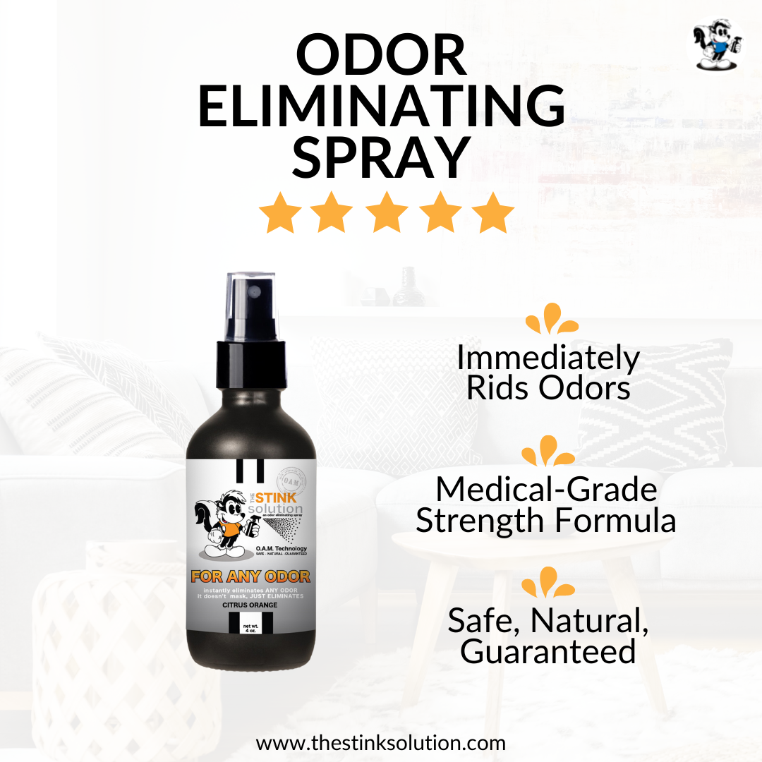 Buy 3 Get Sample Bundle FREE - 1 Tranquility (16 oz), 1 Auto Odor Eliminator (16 oz), 1 Smoke Odor Eliminator (16 oz), 1 Citrus Orange (4 oz), + 1 Unscented Mini Laundry Booster. Natural, safe, non-toxic, enzyme-free odor eliminating spray. Multi-purpose use for any odor: smoke, urine, food, sweat, and more. Safe to spray anywhere: homes, cars, furniture, bathroom, carpet, and more.