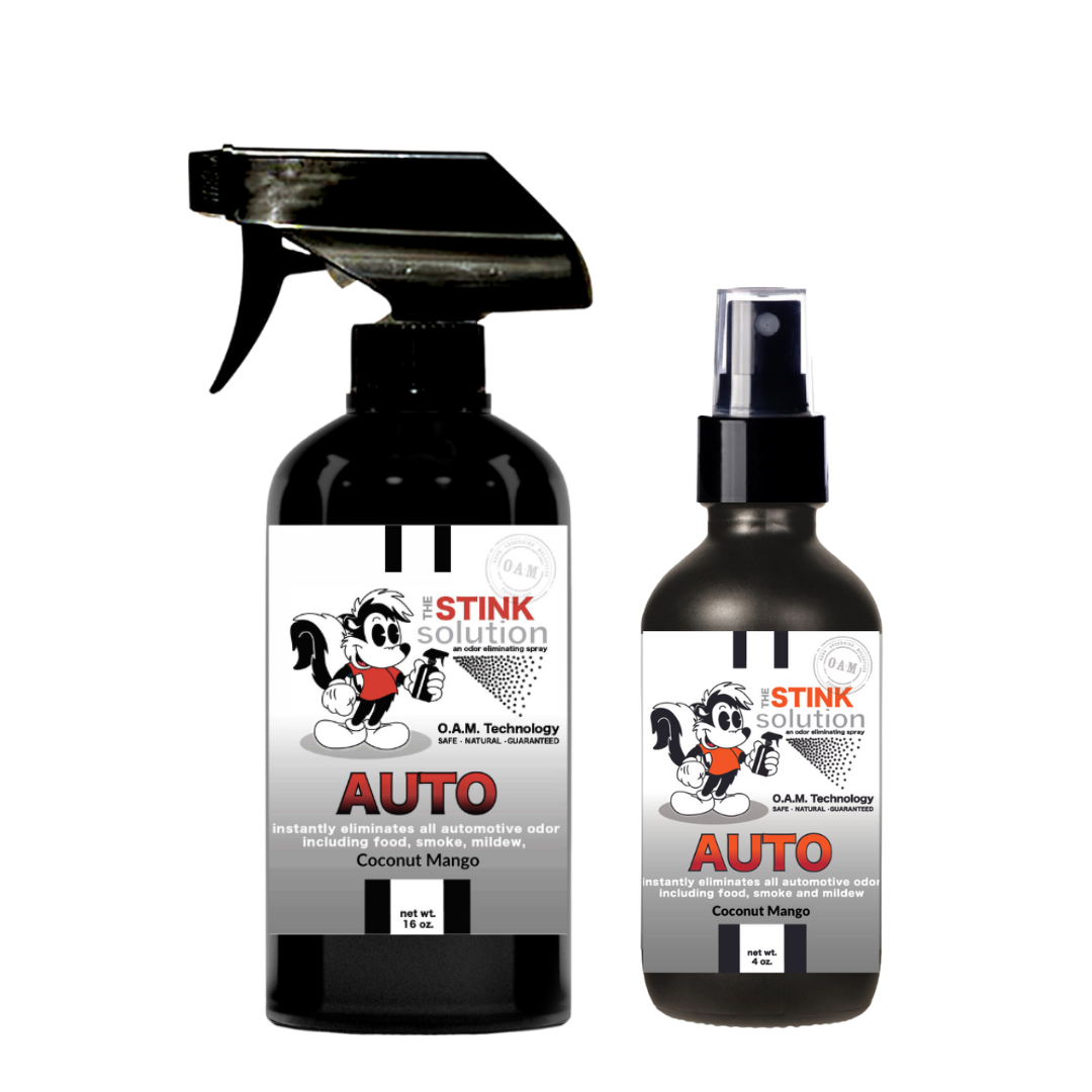 Natural, safe, non-toxic, enzyme-free odor eliminating spray. Multi-purpose use for any odor: smoke, urine, food, sweat, and more. Safe to spray anywhere: homes, cars, furniture, bathroom, carpet, and more.