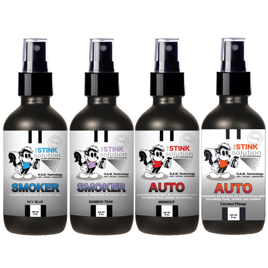 Natural, safe, non-toxic, enzyme-free odor eliminating spray. Multi-purpose use for any odor: smoke, urine, food, sweat, and more. Safe to spray anywhere: homes, cars, furniture, bathroom, carpet, and more.