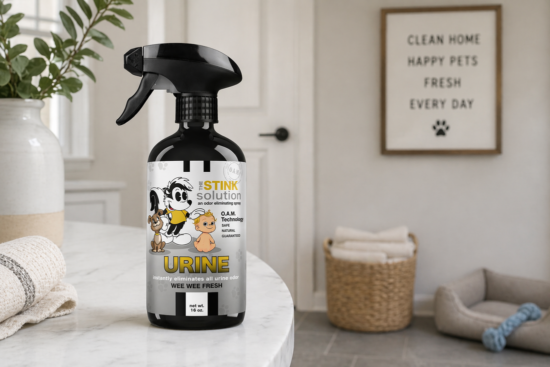 eliminate urine smells in your home