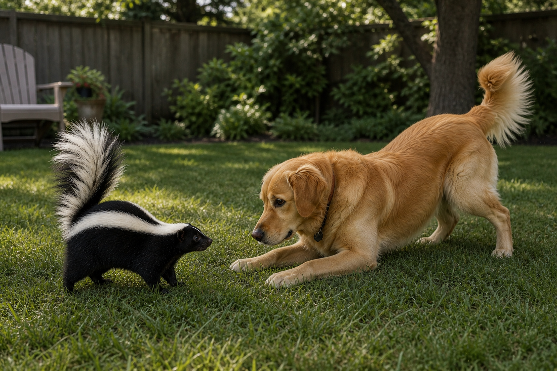 get skunk smell out of dog