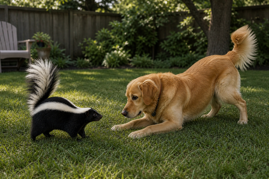 get skunk smell out of dog