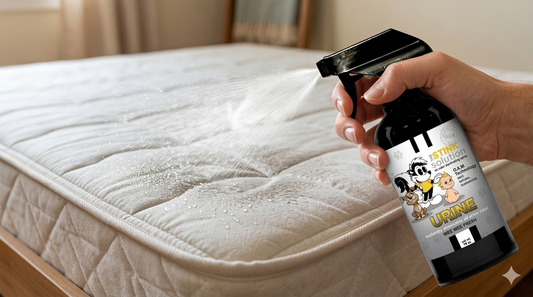urine odor eliminating spray for a mattress