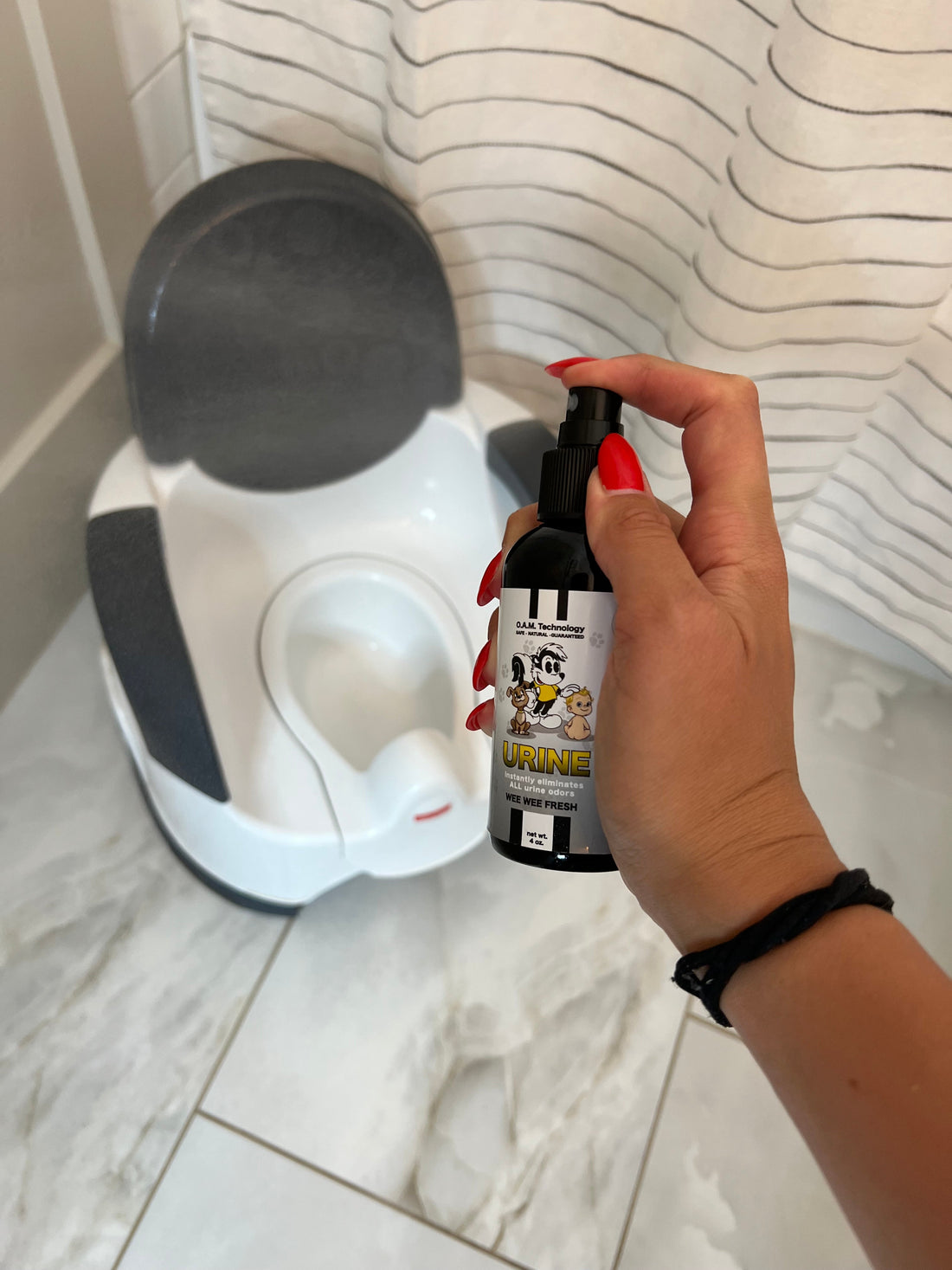 how to get pee smells out of your bathroom while potty training