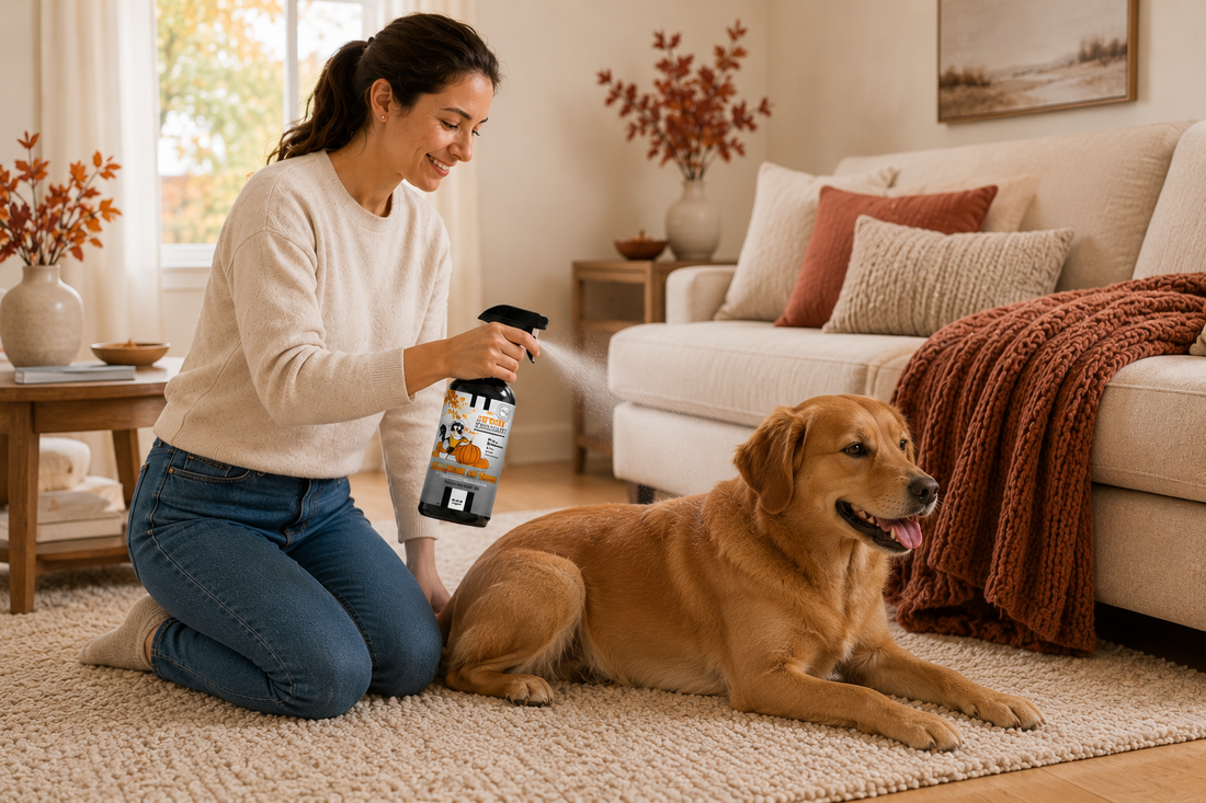 Wet Dog and Damp Boots: A Fall Odor Spray That's Safe Enough for Fur