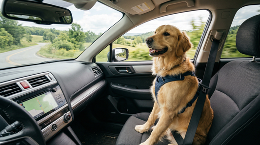 dog in car