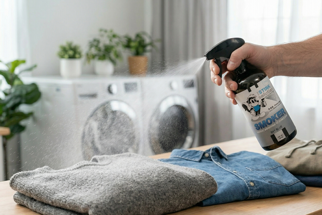 how to get smoke smell out of clothes