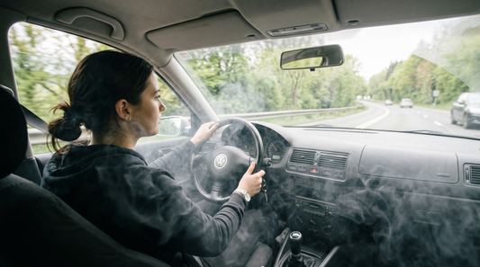 get smoke odor out of a car