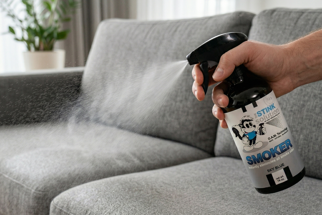 get smoke smell out of a couch