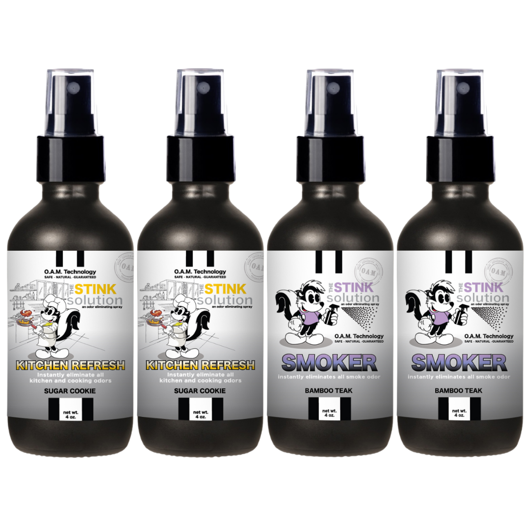 Buy 3 Get 1 FREE - Kitchen Sampler Set 4 oz Odor Eliminating Sprays