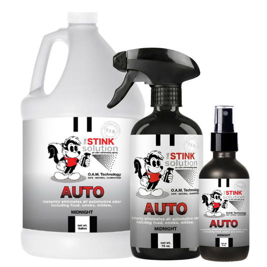 Auto Odor Eliminating Spray in Gallon, 16 oz. and 4 oz Bundle
