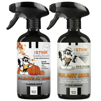 Holidays At Home Fall Pumpkin Spice Double Pack 16 oz. Odor Eliminating Sprays