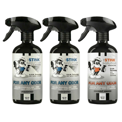 Three Pack - Three For Any Odor Eliminating Sprays of Choice 16 oz