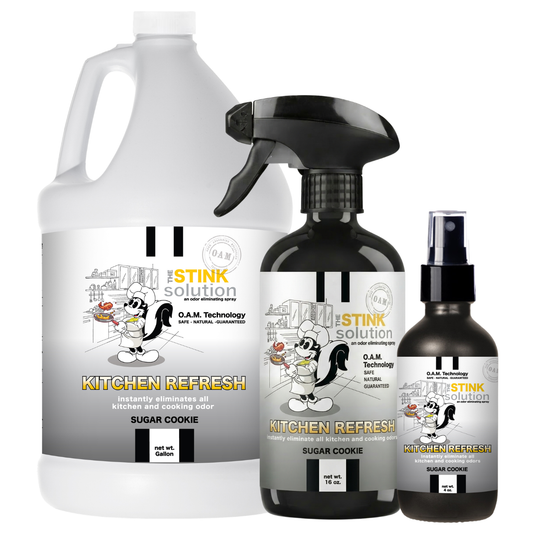 Kitchen Refresh Odor Eliminating Spray in Gallon, 16 oz. and 4 oz Bundle