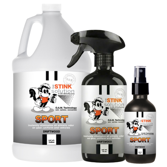 Sport Odor Eliminating Spray in Gallon, 16 oz. and 4 oz Bundle