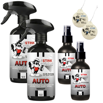 Buy 2 Get 4 FREE | Two 16 oz Sprays, Two 4 oz Sprays, + 2 Bamboo Teak Car Air Fresheners