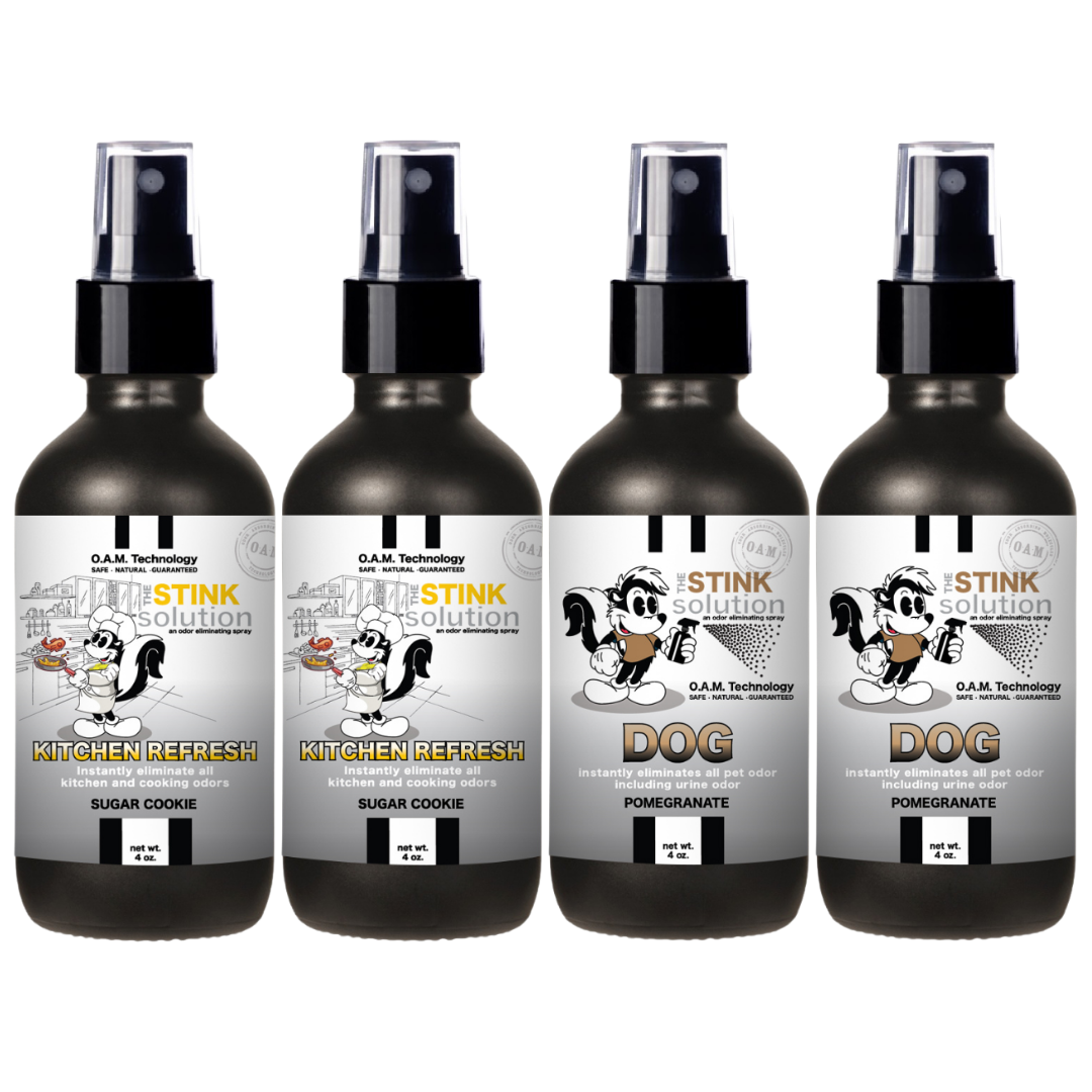 Buy 3 Get 1 FREE - Kitchen Sampler Set 4 oz Odor Eliminating Sprays