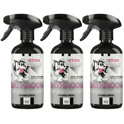 Three Pack - Two Bathroom Odor Eliminating Sprays + One Spray of Choice 16 oz