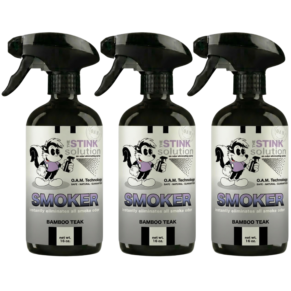 Three Pack - Two Smoke Odor Eliminating Sprays + One Spray of Choice 16 oz